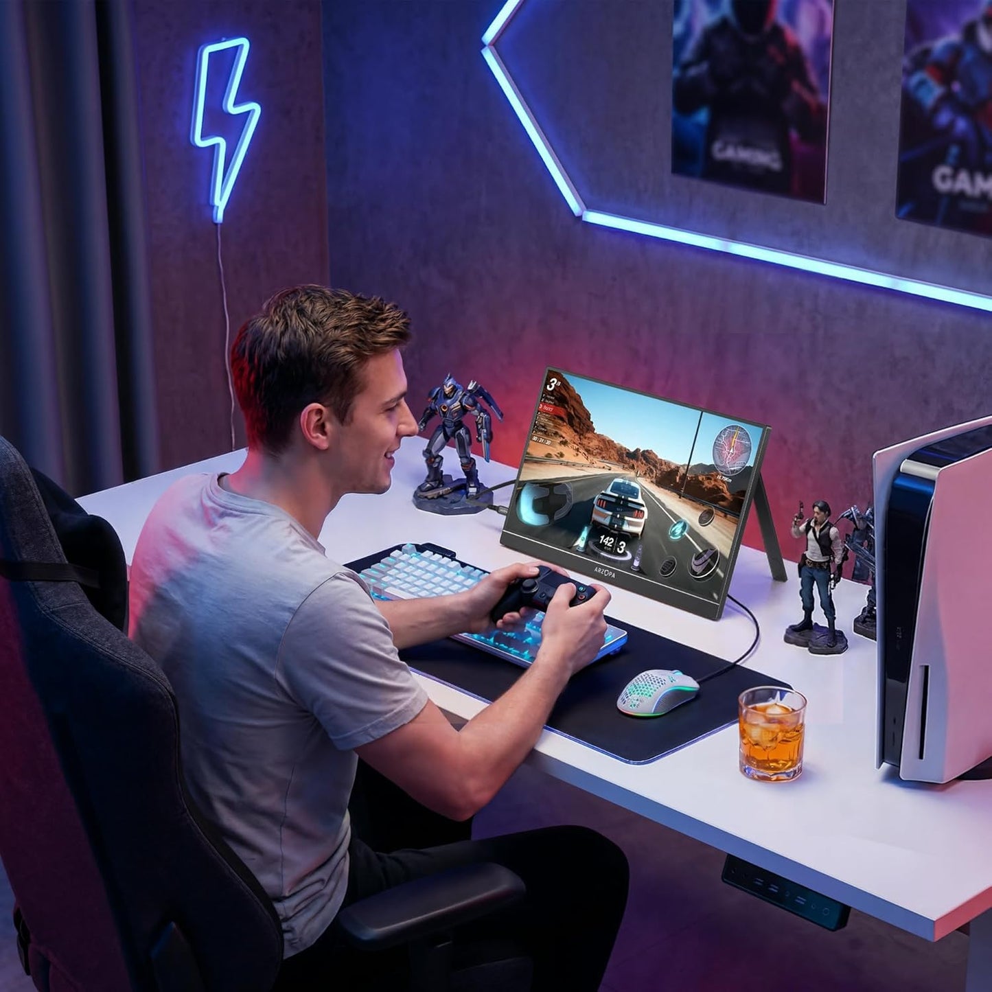 Ultra-Slim 144Hz Gaming Monitor 16.1"
